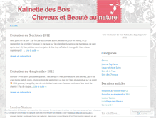 Tablet Screenshot of kalinettedesbois.wordpress.com