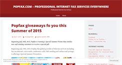 Desktop Screenshot of popfax.wordpress.com