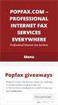 Mobile Screenshot of popfax.wordpress.com