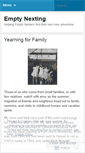 Mobile Screenshot of emptynexter.wordpress.com