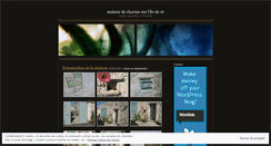 Desktop Screenshot of maisondecharme.wordpress.com