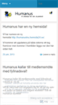 Mobile Screenshot of humanuslnu.wordpress.com