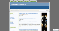 Desktop Screenshot of americanheros.wordpress.com