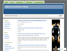 Tablet Screenshot of americanheros.wordpress.com