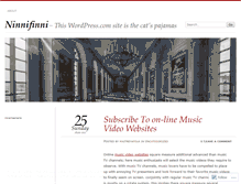 Tablet Screenshot of ninnifinni.wordpress.com