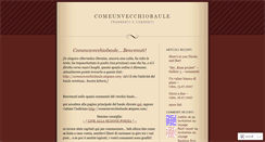 Desktop Screenshot of comeunvecchiobaule.wordpress.com