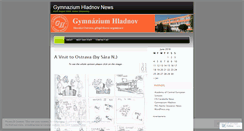 Desktop Screenshot of gymnaziumhladnovnews.wordpress.com