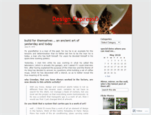 Tablet Screenshot of designexpresso.wordpress.com