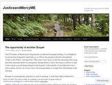 Tablet Screenshot of justiceandmercyme.wordpress.com