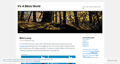 Desktop Screenshot of itsabikiniworld.wordpress.com