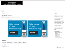 Tablet Screenshot of boring2010.wordpress.com