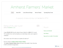 Tablet Screenshot of amherstfarmersmarket.wordpress.com