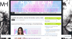 Desktop Screenshot of myriamhernandez.wordpress.com