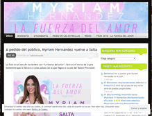 Tablet Screenshot of myriamhernandez.wordpress.com