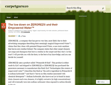 Tablet Screenshot of carpetguru10.wordpress.com