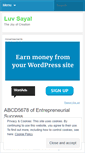 Mobile Screenshot of luvspain.wordpress.com