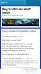 Mobile Screenshot of dugisultimatewowguide.wordpress.com