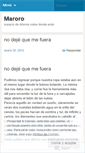 Mobile Screenshot of maroro.wordpress.com