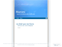 Tablet Screenshot of maroro.wordpress.com