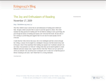 Tablet Screenshot of ezinga143.wordpress.com