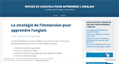 Desktop Screenshot of logicielsanglais.wordpress.com