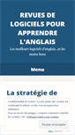 Mobile Screenshot of logicielsanglais.wordpress.com