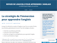 Tablet Screenshot of logicielsanglais.wordpress.com