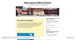 Desktop Screenshot of mirceasuman.wordpress.com