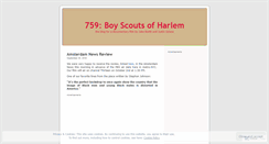 Desktop Screenshot of harlemscouts.wordpress.com