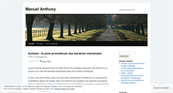 Desktop Screenshot of manuelanthony.wordpress.com