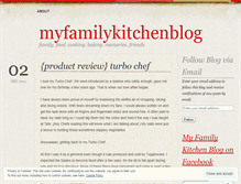 Tablet Screenshot of myfamilykitchenblog.wordpress.com