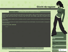 Tablet Screenshot of giochidaragazze.wordpress.com