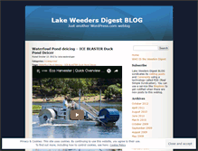 Tablet Screenshot of lakeweedersdigest.wordpress.com