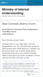 Mobile Screenshot of ministryofinternalunderstanding.wordpress.com