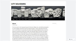 Desktop Screenshot of citysouvenirs.wordpress.com