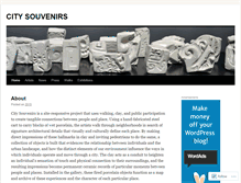 Tablet Screenshot of citysouvenirs.wordpress.com