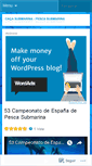 Mobile Screenshot of cacasubmarina.wordpress.com