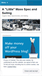Mobile Screenshot of littlemsandsailing.wordpress.com
