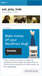Mobile Screenshot of eatpreyhate.wordpress.com