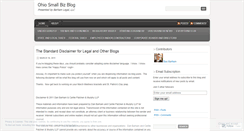 Desktop Screenshot of ohiosmallbiz.wordpress.com