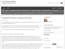 Tablet Screenshot of ohiosmallbiz.wordpress.com