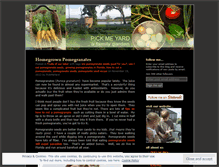 Tablet Screenshot of pickmeyard.wordpress.com