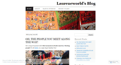 Desktop Screenshot of laureneworld.wordpress.com