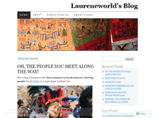 Tablet Screenshot of laureneworld.wordpress.com