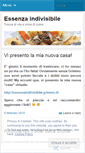 Mobile Screenshot of essenzaindivisibile.wordpress.com