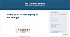 Desktop Screenshot of economicoutlier.wordpress.com