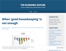 Tablet Screenshot of economicoutlier.wordpress.com