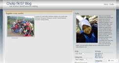 Desktop Screenshot of cholip.wordpress.com