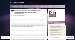 Desktop Screenshot of iseieuropa.wordpress.com