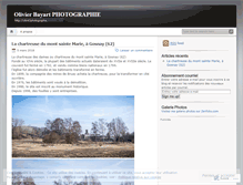 Tablet Screenshot of oliv62photographie.wordpress.com